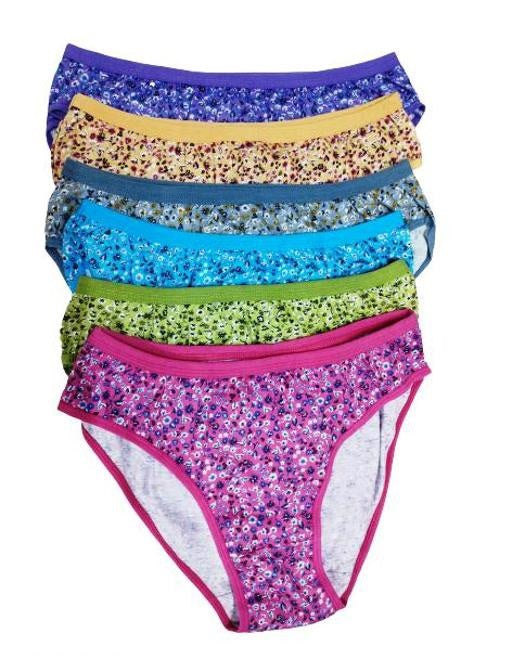 HRNIN SEC® - FLOWER PRINTED PANTY (PACK OF 6)
