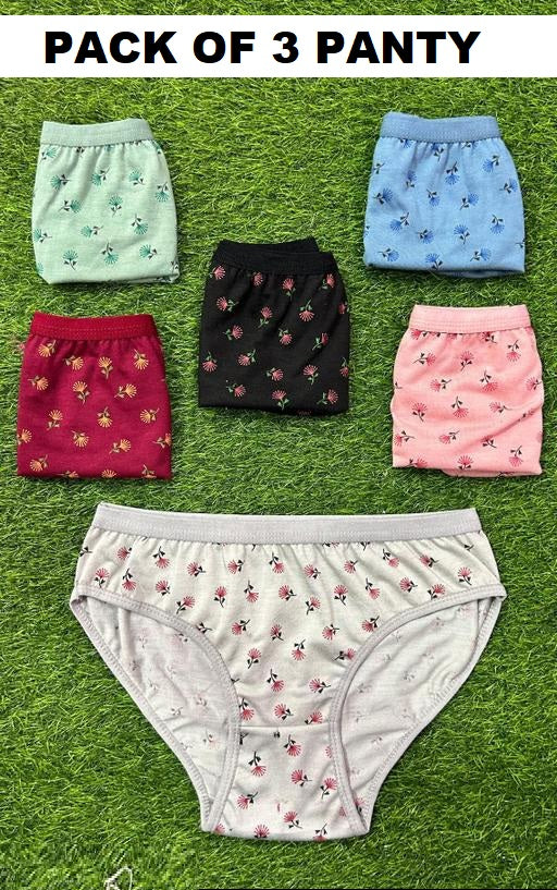 HRNIN SEC® - SHAANI PRINTED PANTY (PACK OF 3)