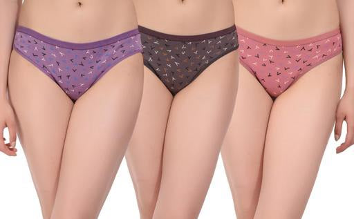 HRNIN SEC® - PRISHA PRINTED PANTY (PACK OF 3)