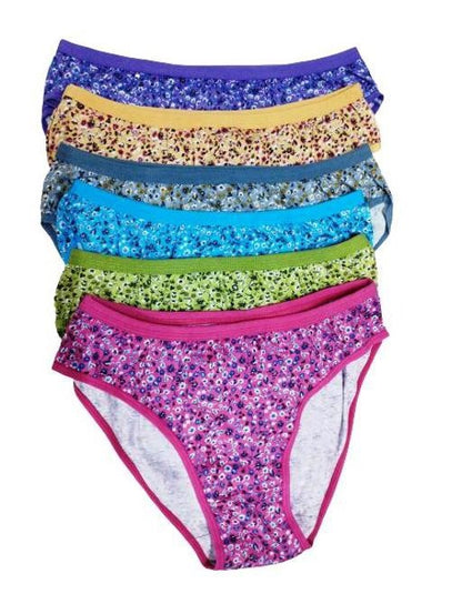 HRNIN SEC® - FLOWER PRINTED PANTY (PACK OF 6)