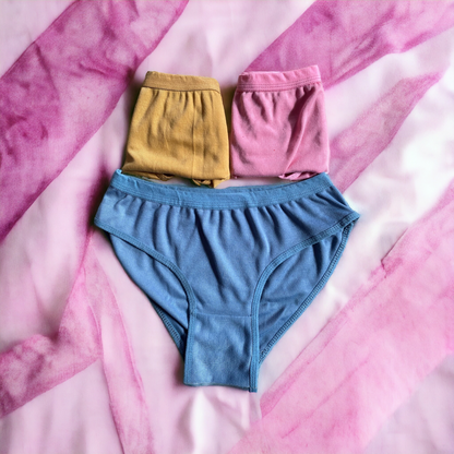 HRNIN SEC® -  PLAIN INTERLOCK PANTY (PACK OF 3)