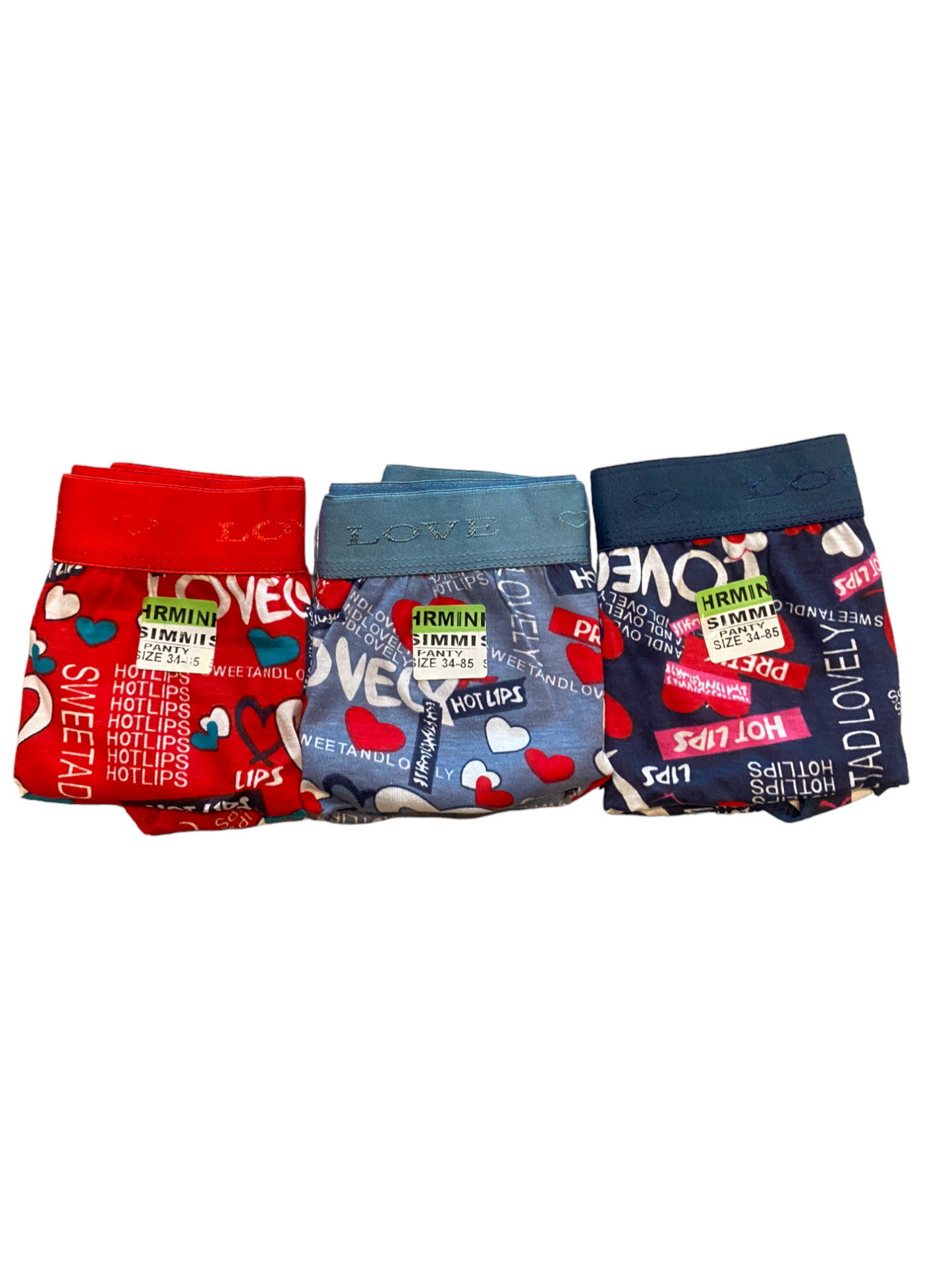 HRNIN SEC® - LOVE PRINTED PANTY (PACK OF 3)