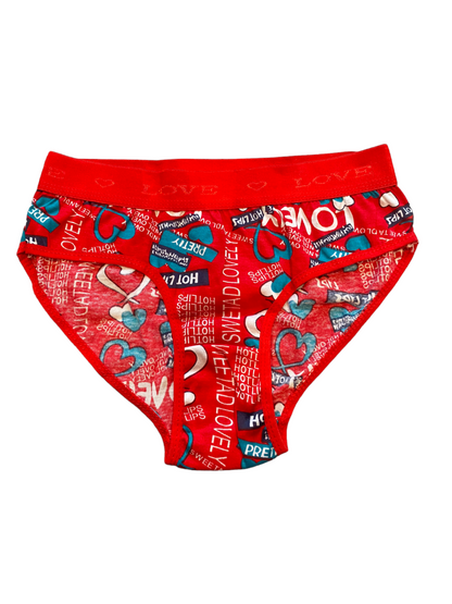 HRNIN SEC® - LOVE PRINTED PANTY (PACK OF 3)